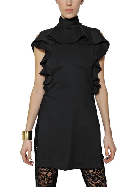 givenchy jersey viscose ruffle top|Asymmetric draped top in jersey .